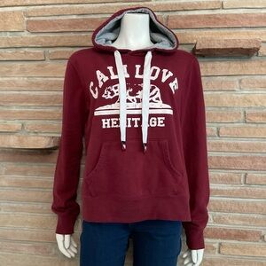 Reflex Women’s Hoodie Cali Love California Logo Maroon XL